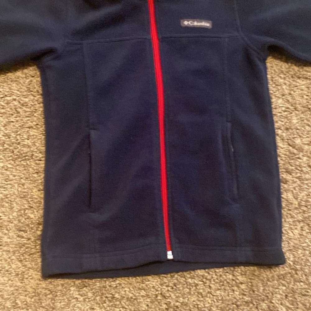 Columbia Fleece Jacket Navy XS - Picture 5 of 8